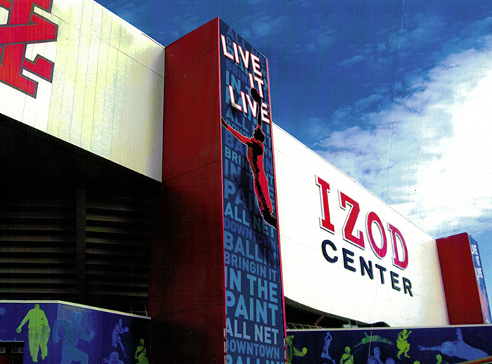 IZOD Center Building Side View