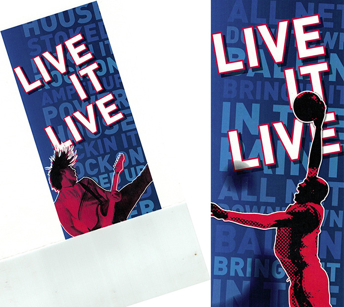 Live it Live Flyer Images